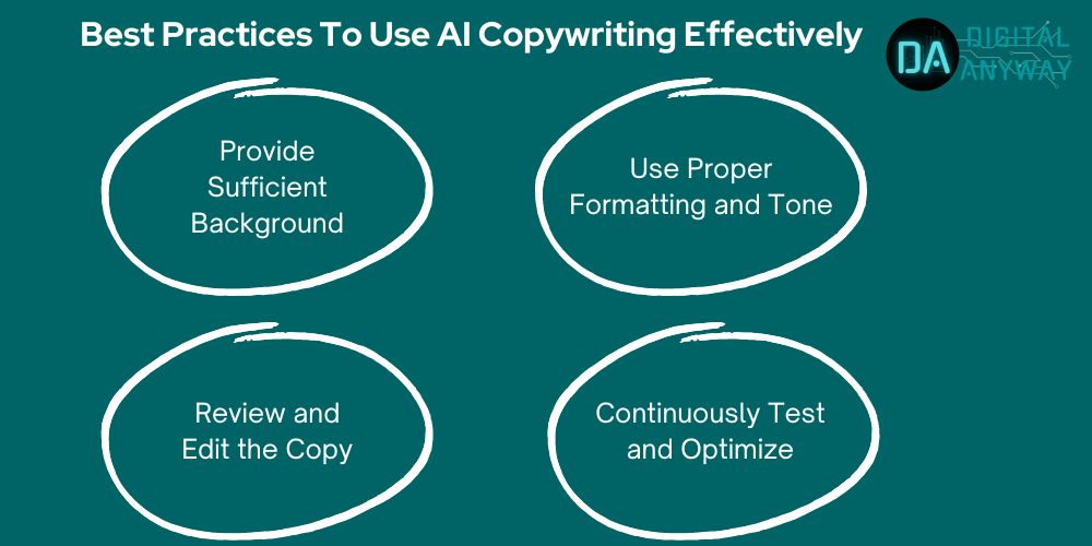 AI copywriting best practices